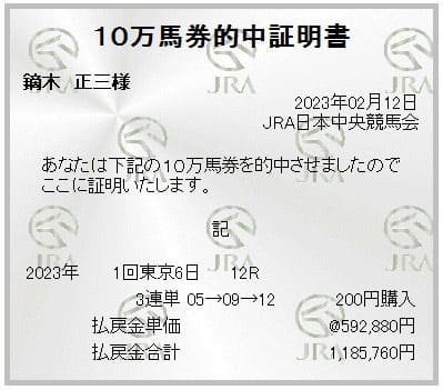 ５６万馬券的中！払い戻しは１００万オーバー！☆詳細は「競馬の天才」に掲載されます。 - 美浦ドリームNEO公式サイト｜競馬情報・競馬予想・無料情報・ 競馬必勝法美浦ドリームNEO公式サイト｜競馬情報・競馬予想・無料情報・競馬必勝法